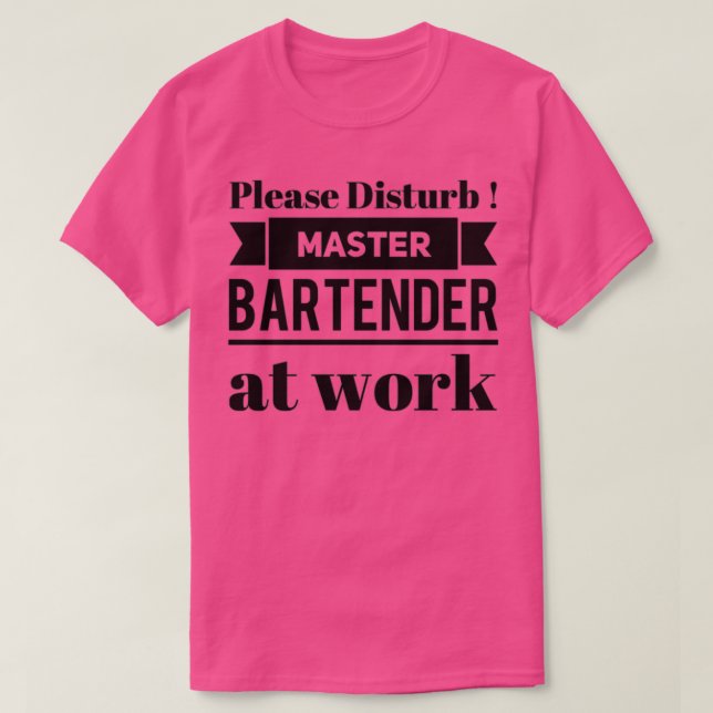 Bartender shirt Classic TShirt T (Design framsida)