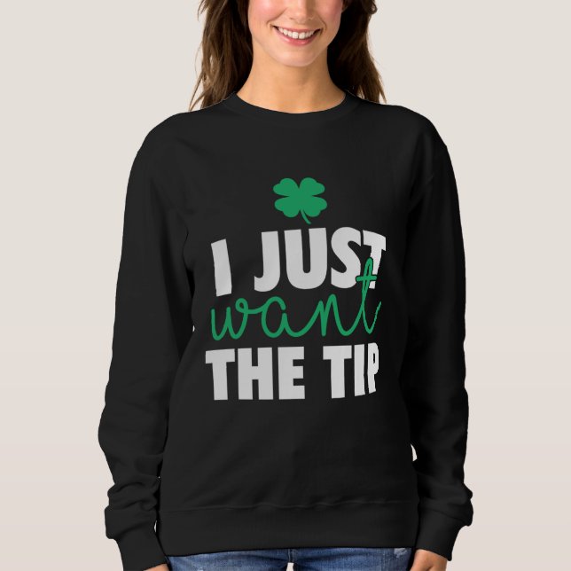 Bartender St Patricks Day  Just The Tip For Women T Shirt (Framsida)