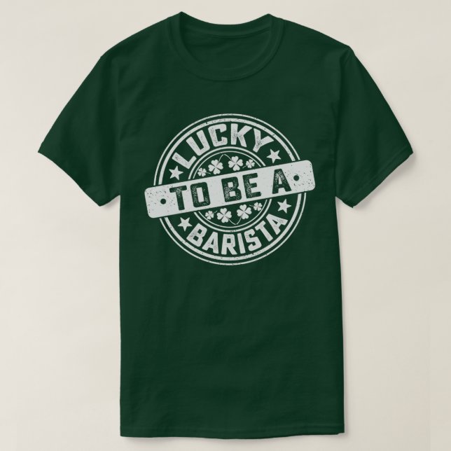 Bartender St Patrickx27s Dag Lucky till Bartenen T Shirt (Design framsida)