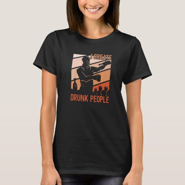 Bartender T Shirt (Framsida)