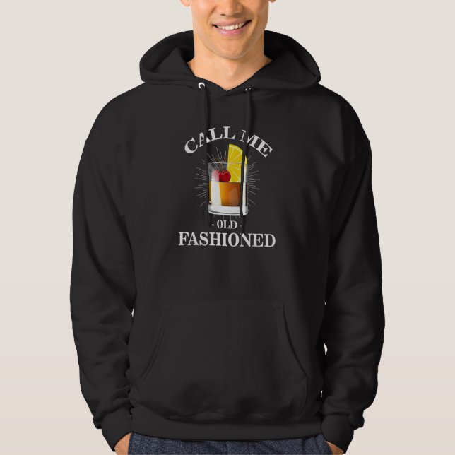 Bartender Vintage Ring mig Gamla Fashioned Whisky  Hoodie (Framsida)