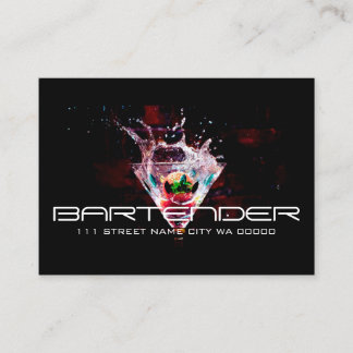 Bartender Visitkort