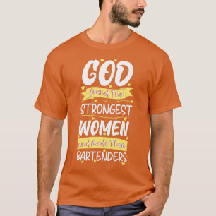 Bartender Woman T Shirt