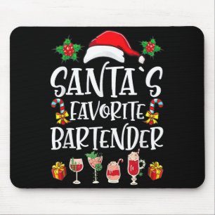 Bartender Xmas Present Santa's Favorit Bartender J Musmatta