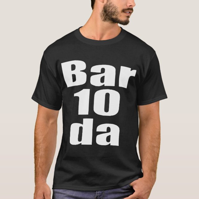 BartenderPUBEN all DA storleksanpassar T Shirt (Framsida)