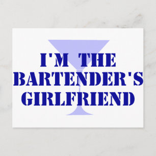Bartender's Girlkompis Vykort