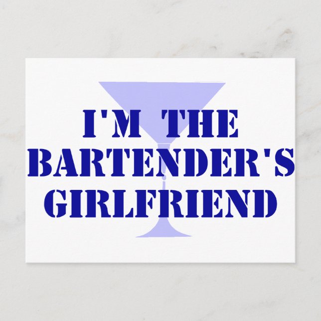 Bartender's Girlkompis Vykort (Framsida)