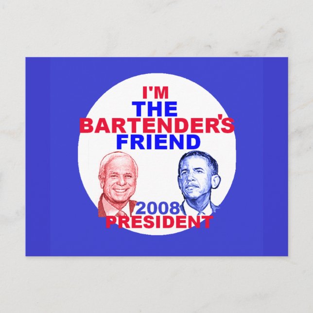 BARTENDERS vykort (Framsida)