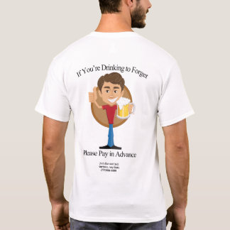 Bartendersbära som dricker för att glömma t shirt