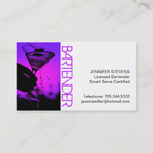 Bartendervisitkort Visitkort