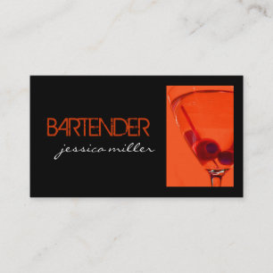 Bartendervisitkort Visitkort