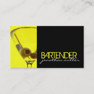 Bartendervisitkort Visitkort