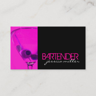 Bartendervisitkort Visitkort
