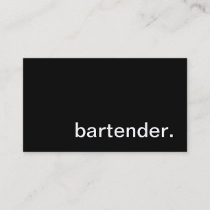 Bartendervisitkort Visitkort