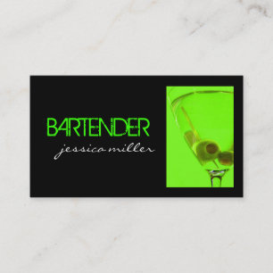 Bartendervisitkort Visitkort