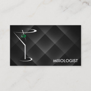 Bartendervisitkortmall Martini Visitkort