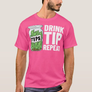 Bartending Tip Burk Tipping Bartender 2 T Shirt