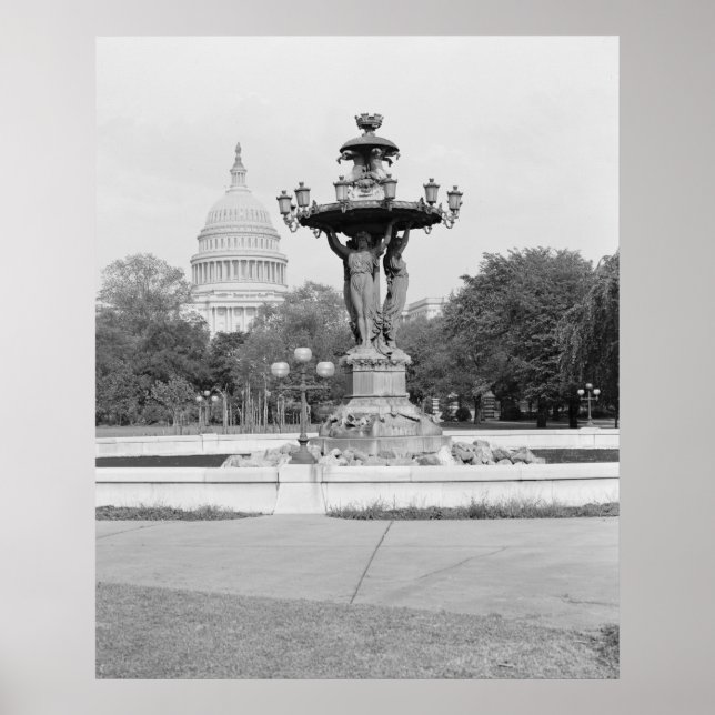 Bartholdi Fontän Poster (Framsidan)