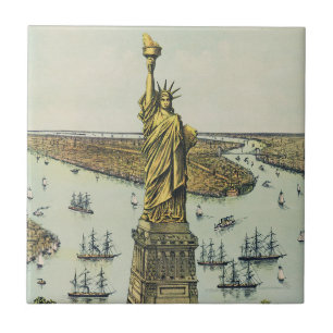 Bartholdi-statyn, Frihetsgudinnan Kakelplatta