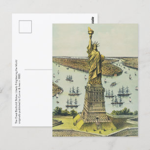 Bartholdi-statyn, Frihetsgudinnan Vykort