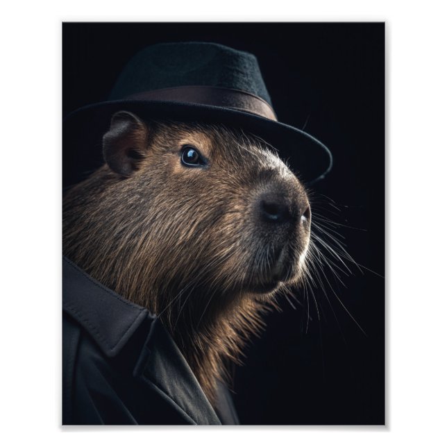 Bartholomew "Barty" Quibble - Kapybara Fototryck (Framsidan)