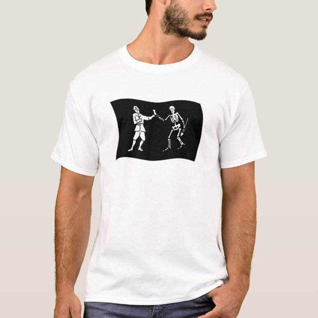 Bartholomew Roberts Flagskjorta T-shirt (Framsida)