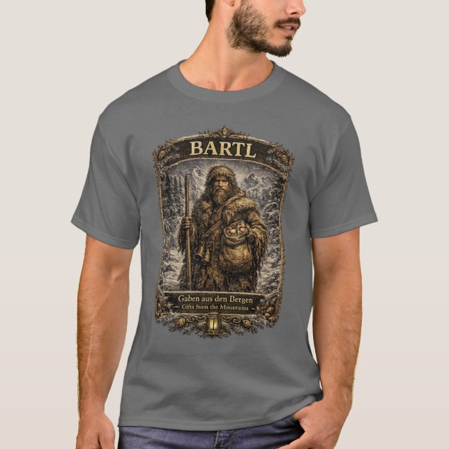 Bartl Alpine Christmas Gifts from the Mountains T Shirt (Framsida)