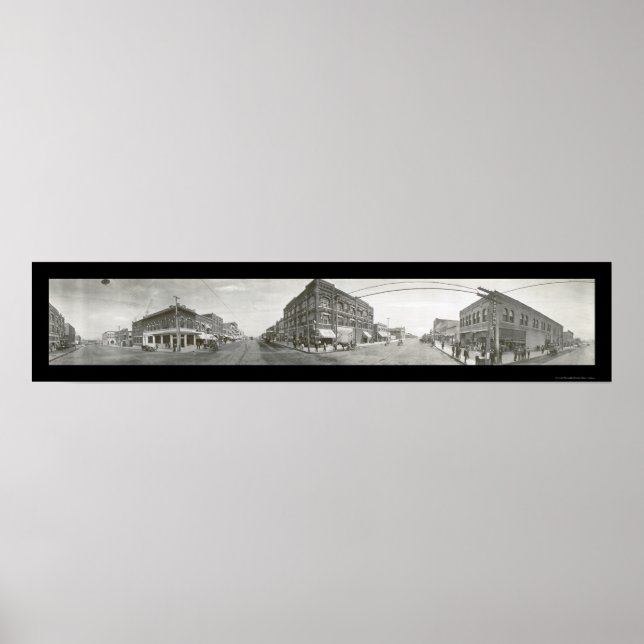 Bartlesville, Oklahoma Photo 1910 Poster (Framsidan)