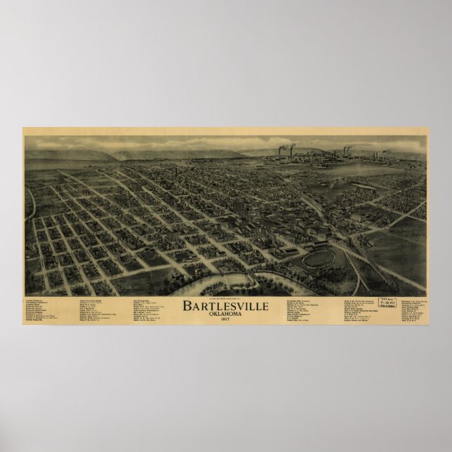 Bartlesville, Oklahoma Poster (Framsidan)