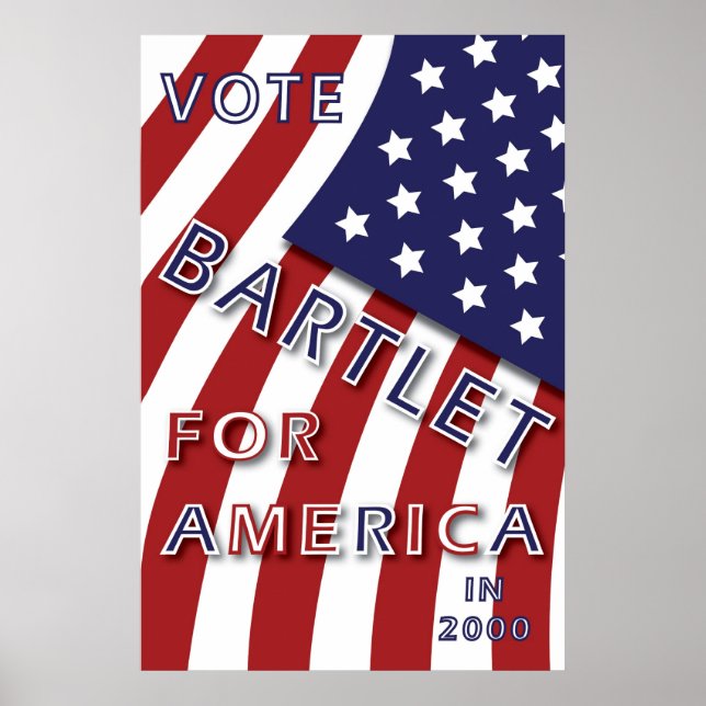 Bartlet for America poster (Framsidan)