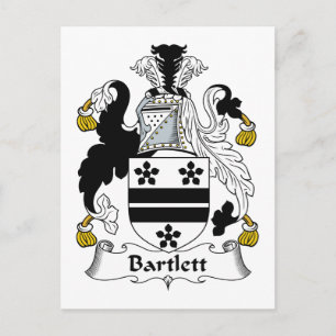 Bartlett Family Crest Vykort