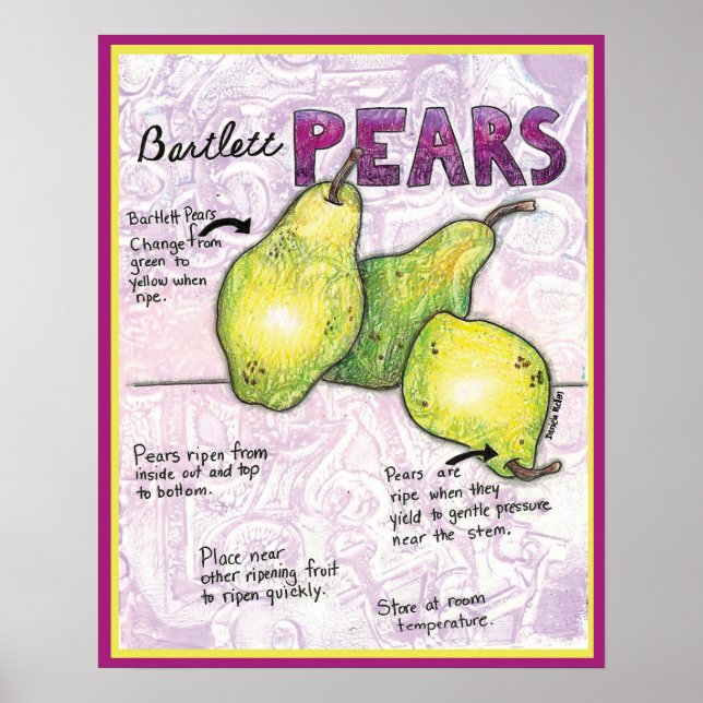 Bartlett Pears Poster (Framsidan)