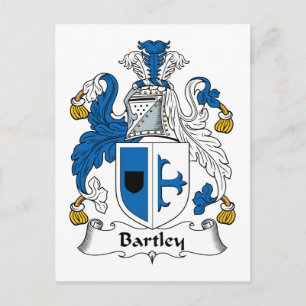 Bartley Family Crest Vykort