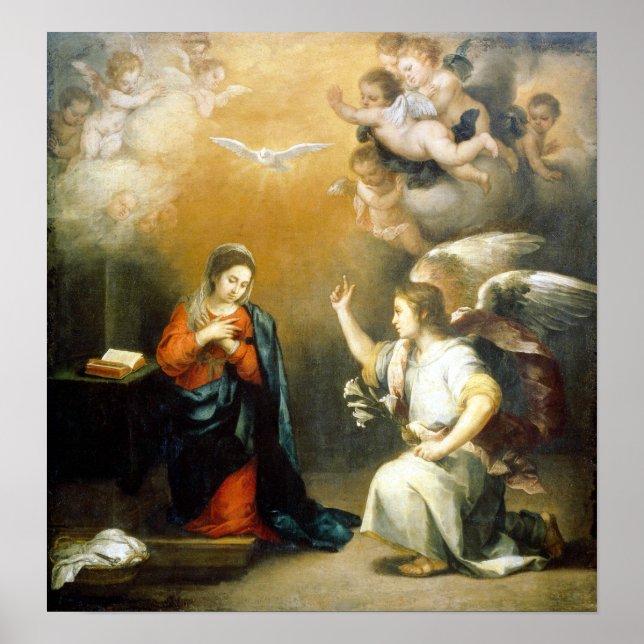 Bartolomé Esteban Murillo Annunciation Poster (Framsidan)