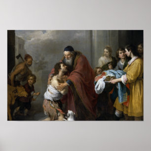 Bartolome Esteban Murillo- Return of the Prodigal Poster