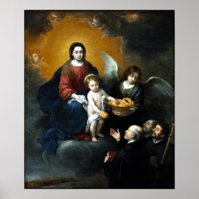 Bartolomé Esteban Murillo Spädbarnsstöten Poster (Framsidan)