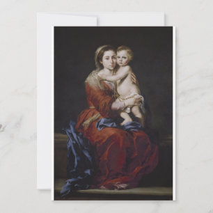 Bartolomé Esteban Murillo - Virgin och Child med Inbjudningar
