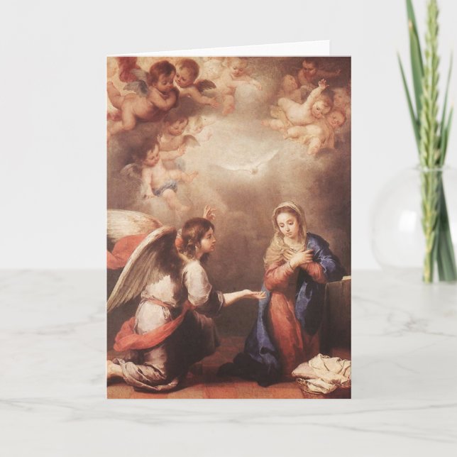 Bartolome Murillo - Anunciationen Kort (Framsida)