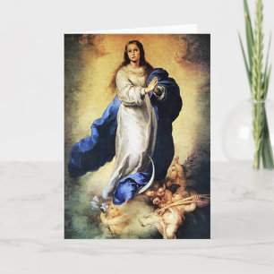 Bartolome Murillo - obefläckad befruktning Helgkort