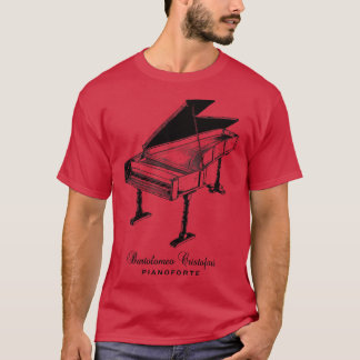 Bartolomeo Cristofori Pianoforte Pianomusik 1 T Shirt