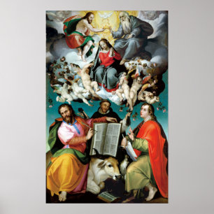 Bartolomeo Passerotti coronationen av oskulden Poster