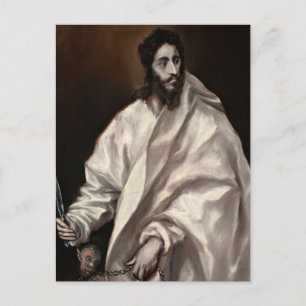 Bartolomeus aposteln av El Greco Vykort