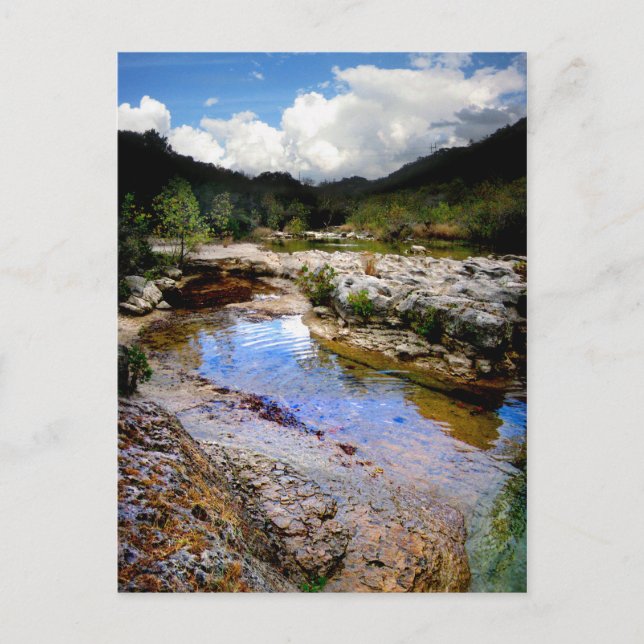 Barton Bäck 7- Austin Texas Vykort (Framsida)