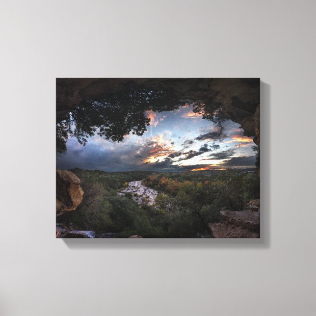 Barton Bäck Sunset - Austin, Texas Canvastryck (Framsida)