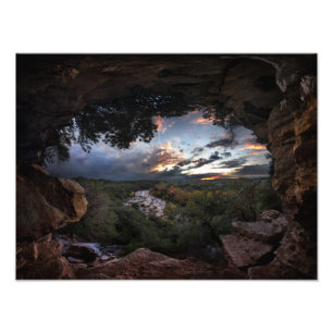 Barton Bäck Sunset - Austin, Texas Fototryck