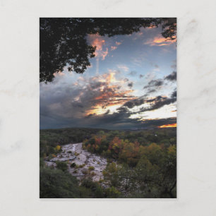 Barton Bäck Sunset - Austin, Texas Vykort