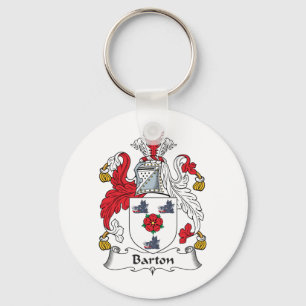 Barton Family Crest Nyckelring