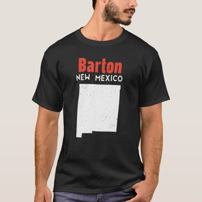Barton USA: s USA: s resa New Mexican New Me T Shirt (Framsida)