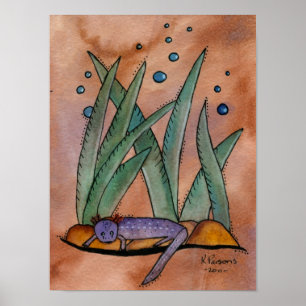 Barton Vår Salamander Poster