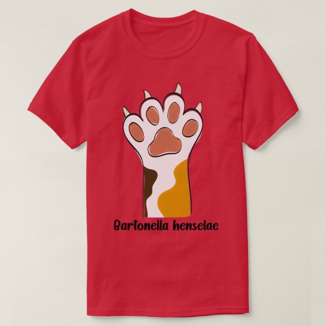 Bartonella henselae t shirt (Design framsida)